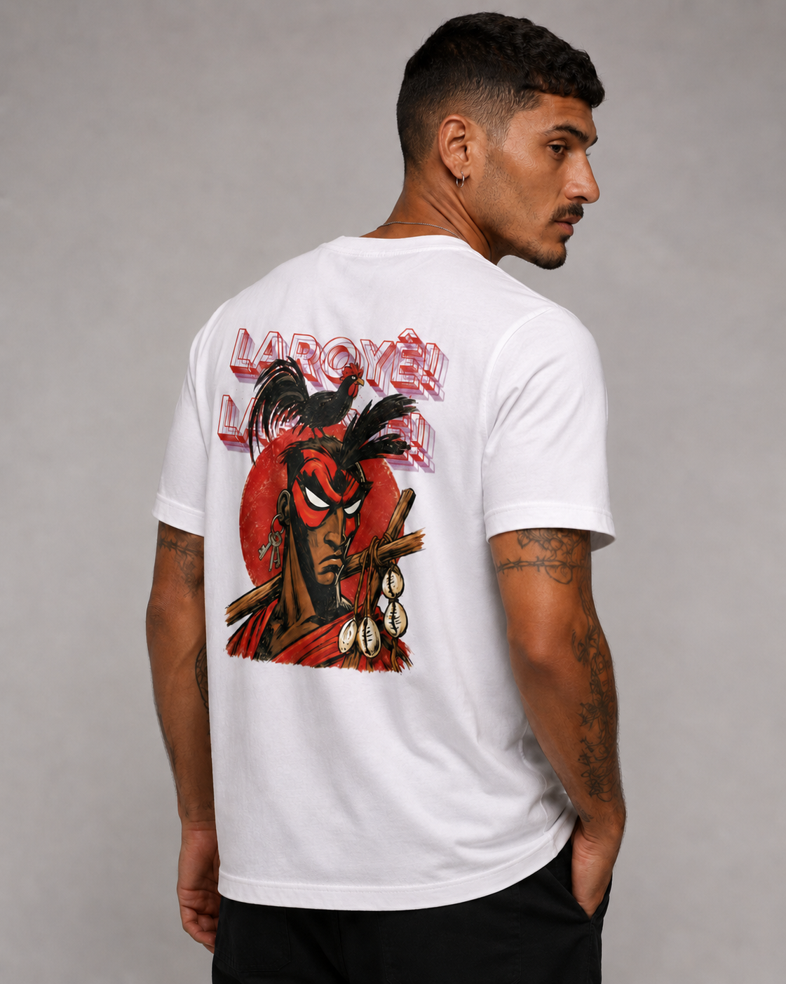 Camiseta Laroyê Exu Vintage