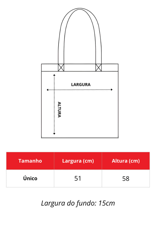 Ecobag Exu gravura vintage