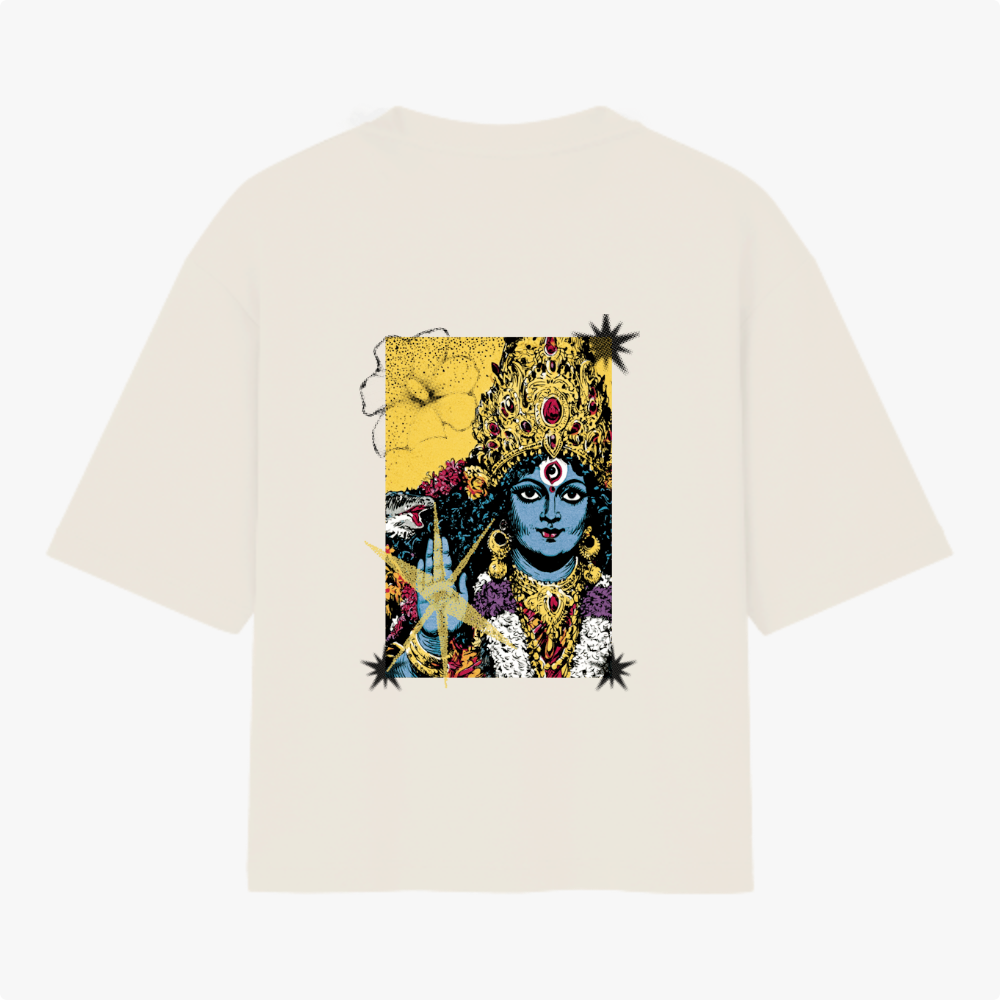 Camiseta Oversized Kali – Arte Sagrada Indiana