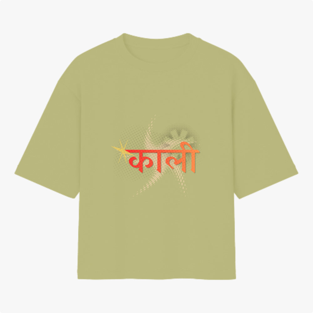 Camiseta Oversized Kali – Arte Sagrada Indiana
