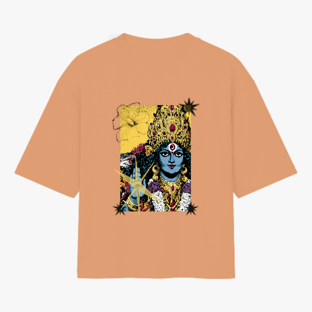 Camiseta Oversized Kali – Arte Sagrada Indiana