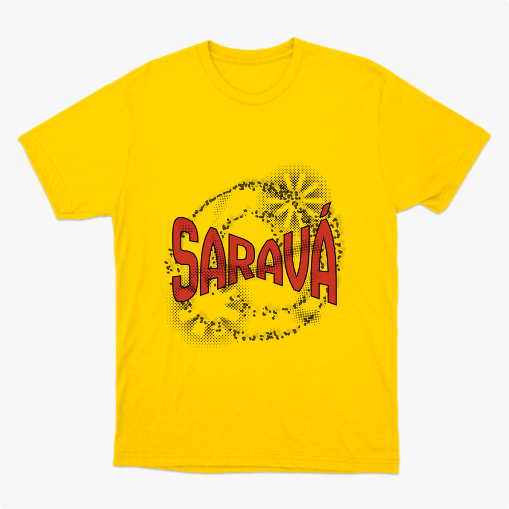 Camiseta Saravá – Cultura Afro-Brasileira