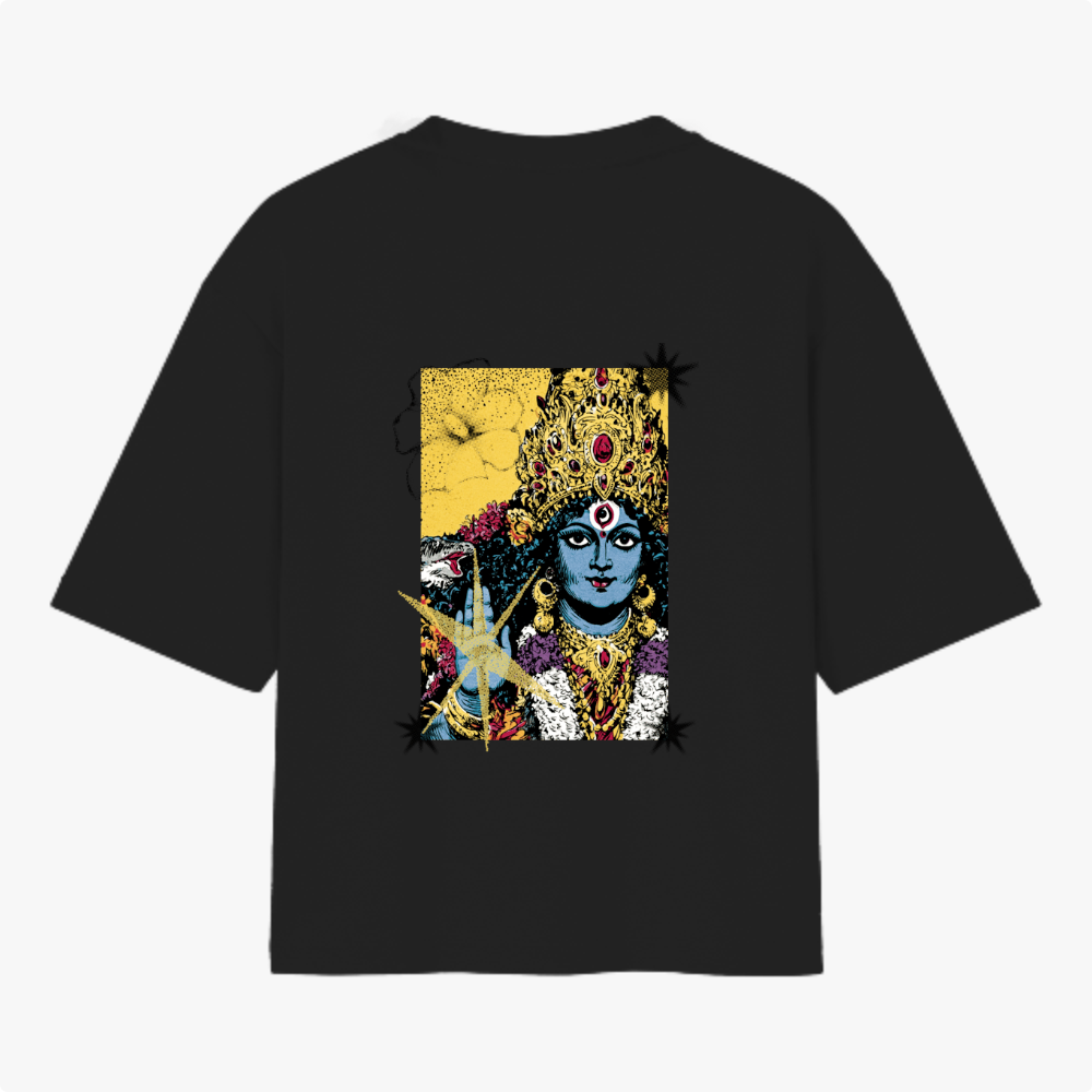 Camiseta Oversized Kali – Arte Sagrada Indiana