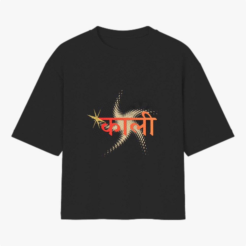 Camiseta Oversized Kali – Arte Sagrada Indiana