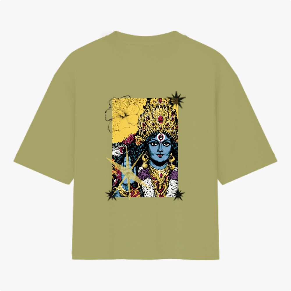 Camiseta Oversized Kali – Arte Sagrada Indiana